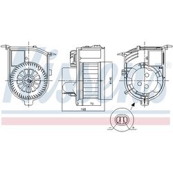 Vnútorný ventilátor NISSENS 87843 - obr. 4