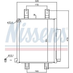 Kondenzátor klimatizácie NISSENS 940554 - obr. 4