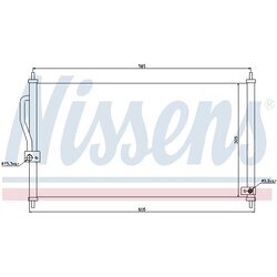 Kondenzátor klimatizácie NISSENS 94458 - obr. 5