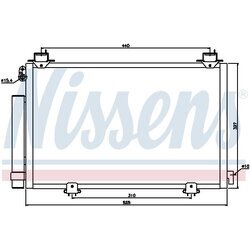 Kondenzátor klimatizácie NISSENS 94590 - obr. 5