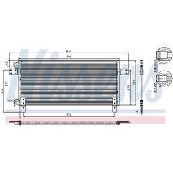 Kondenzátor klimatizácie NISSENS 94681 - obr. 5