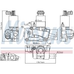 EGR ventil NISSENS 98204 - obr. 6