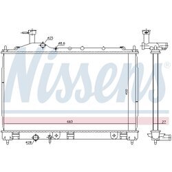 Chladič motora NISSENS 606181 - obr. 4