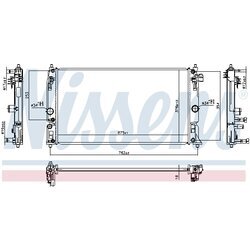 Chladič motora NISSENS 606394 - obr. 4