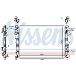 Chladič motora NISSENS 606681 - obr. 4