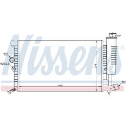 Chladič motora NISSENS 61399A - obr. 4