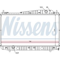 Chladič motora NISSENS 61638 - obr. 4