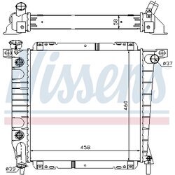 Chladič motora NISSENS 620671 - obr. 5