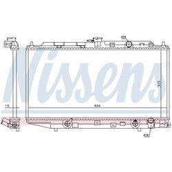 Chladič motora NISSENS 622551 - obr. 4