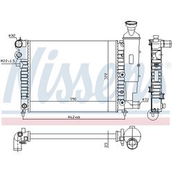 Chladič motora NISSENS 63522 - obr. 4