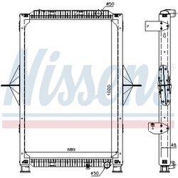 Chladič motora NISSENS 63778A