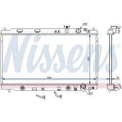 Chladič motora NISSENS 640941 - obr. 4