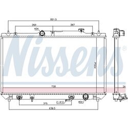 Chladič motora NISSENS 646925 - obr. 4