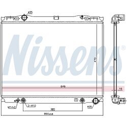 Chladič motora NISSENS 66777 - obr. 4