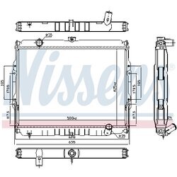 Chladič motora NISSENS 67046 - obr. 4