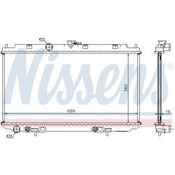 Chladič motora NISSENS 67347A