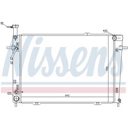 Chladič motora NISSENS 67479 - obr. 5