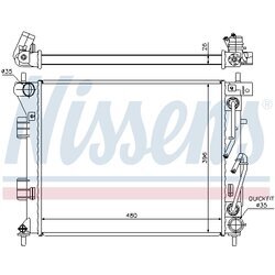 Chladič motora NISSENS 67608 - obr. 5