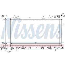 Chladič motora NISSENS 67712 - obr. 5