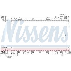 Chladič motora NISSENS 67726 - obr. 4