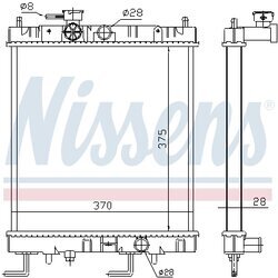 Chladič motora NISSENS 687141 - obr. 4