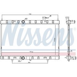 Chladič motora NISSENS 68789 - obr. 4