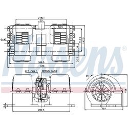 Vnútorný ventilátor NISSENS 87133 - obr. 5