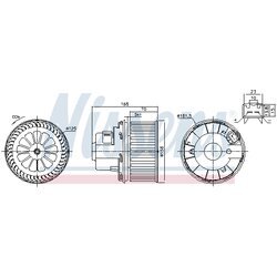 Vnútorný ventilátor NISSENS 87499 - obr. 5