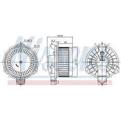 Vnútorný ventilátor NISSENS 87727 - obr. 5