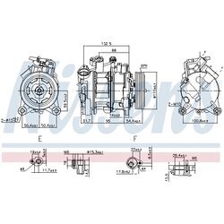 Kompresor klimatizácie NISSENS 890072 - obr. 5