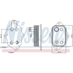 Chladič motorového oleja NISSENS 91103 - obr. 4