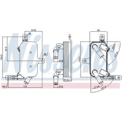 Chladič oleja automatickej prevodovky NISSENS 91109 - obr. 5