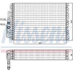 Výparník klimatizácie NISSENS 92063 - obr. 5