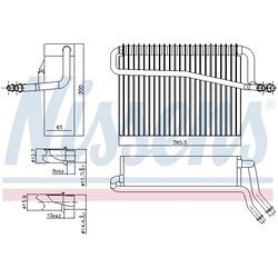 Výparník klimatizácie NISSENS 92091 - obr. 5