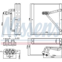 Výparník klimatizácie NISSENS 92353 - obr. 5