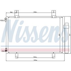 Kondenzátor klimatizácie NISSENS 940057 - obr. 5