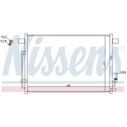 Kondenzátor klimatizácie NISSENS 940403 - obr. 4