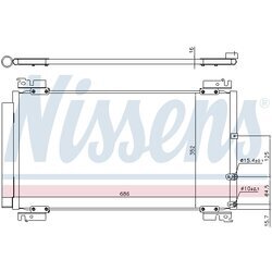 Kondenzátor klimatizácie NISSENS 940574 - obr. 5