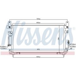 Kondenzátor klimatizácie NISSENS 94187