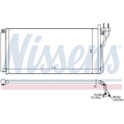 Kondenzátor klimatizácie NISSENS 94804 - obr. 5