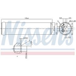 vysúšač klimatizácie NISSENS 95569 - obr. 4