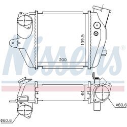 Chladič plniaceho vzduchu NISSENS 96032 - obr. 4