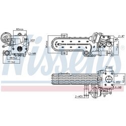 Chladič pre recirkuláciu plynov NISSENS 989413