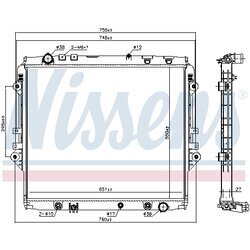 Chladič motora NISSENS 606068 - obr. 4