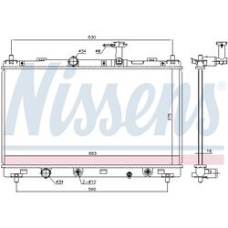 Chladič motora NISSENS 606147 - obr. 4