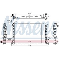 Chladič motora NISSENS 606466 - obr. 4