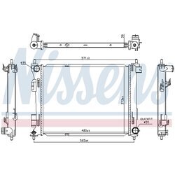 Chladič motora NISSENS 606731 - obr. 4