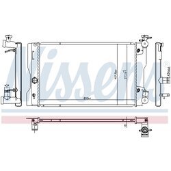 Chladič motora NISSENS 606788 - obr. 4