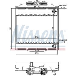 Chladič motora NISSENS 60874 - obr. 5