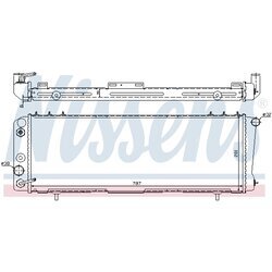 Chladič motora NISSENS 60986